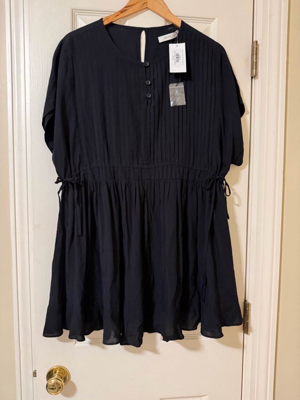 Mustard Seed Black Mini Dress Size S